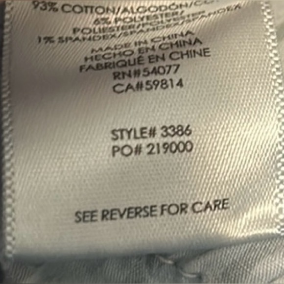 CAbi Blue Straight Leg Jeans - Picture 5 of 5